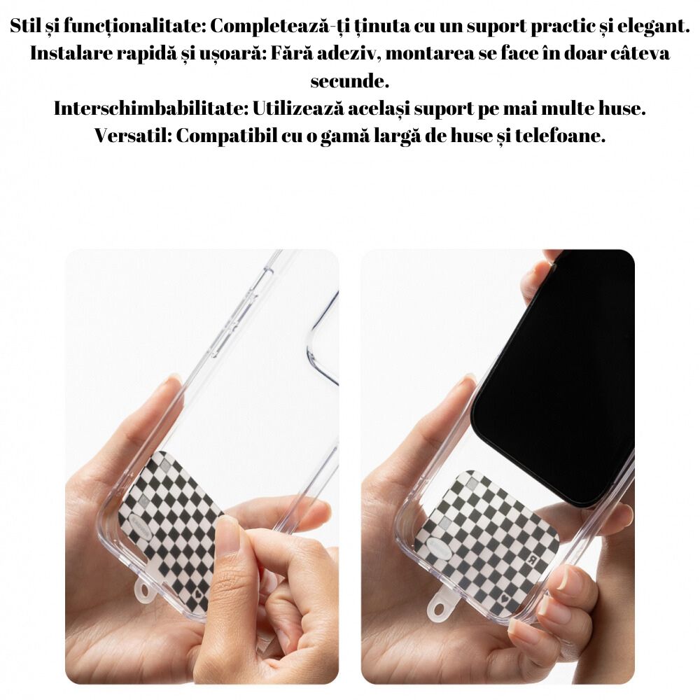 Snur Ringke Ajustabil pentru Husa Telefon -Gri - 1 | YEO